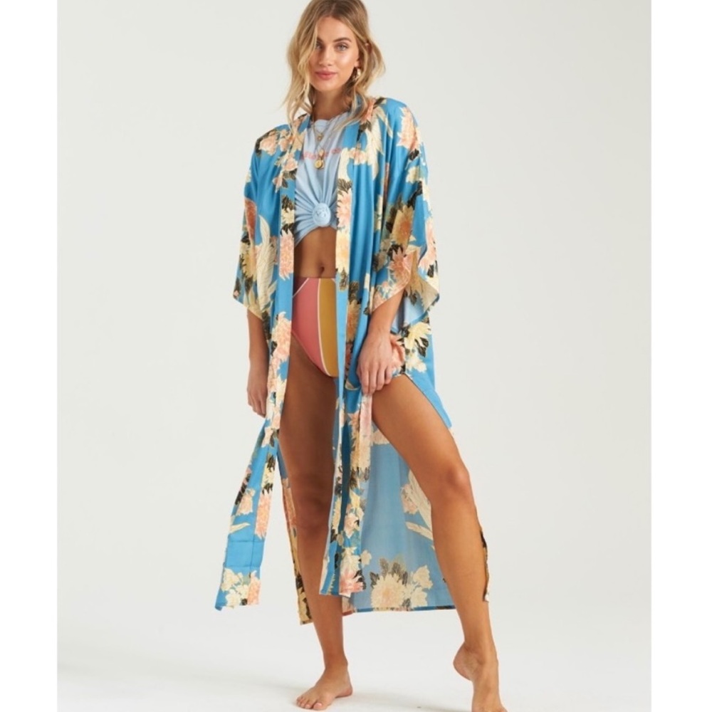 🔥🔥BILLABONG - EASTERN RISER KIMONO ROBE TOP🔥🔥 - Picture 6 of 11